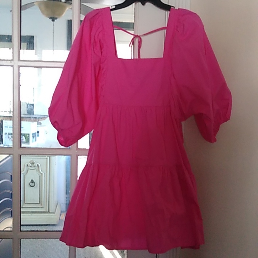 Beautiful pink dress/top size L